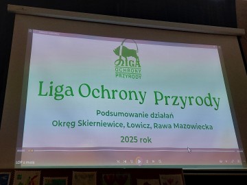 Spotkanie w Lidze Ochrony Przyrody Okręg Skierniewice , 